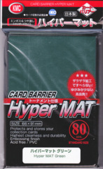 KMC Hyper MAT Green Sleeves (80 ct)